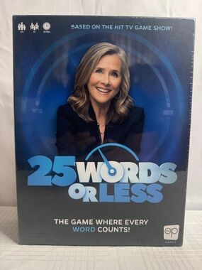 25 Words or Less Party Word Game Board Game USAopoly 2021 BRAND NEW SEALED